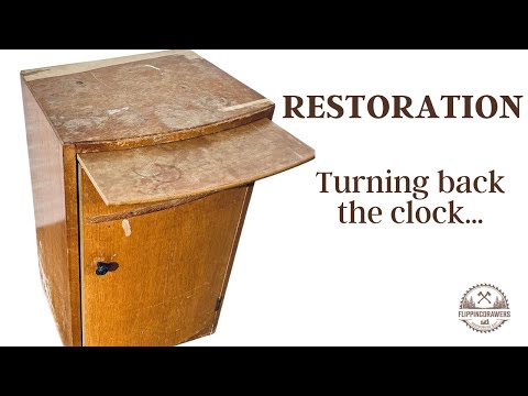 Видео: Реставрация в современном стиле. Высококачественное обновление старого стола.