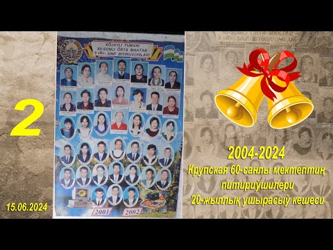Видео: 2004-2024 Крупская мектеп. 20-жыллық  Ресторан ДИОР.  2-бөлим