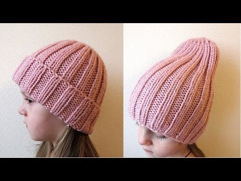 Видео: САМАЯ ПРОСТАЯ ТЕПЛАЯ ШАПКА СПИЦАМИ