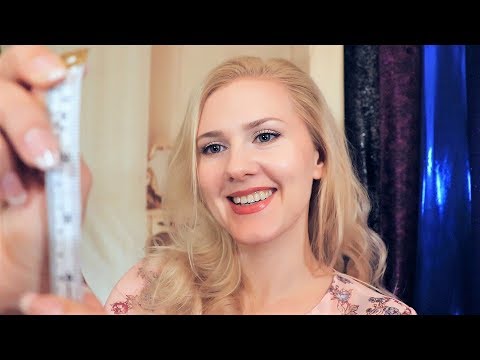 Видео: 👗 Примерка Выпускного Платья 👗 АСМР ○ Замерки ○ Шуршание ○ Russian ASMR