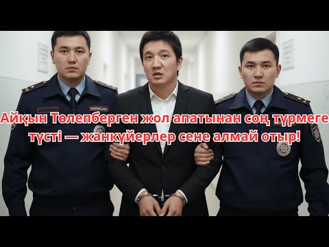 Видео: Айқын Төлепберген жол апатынан соң түрмеге түсті — жанкүйерлер сене алмай отыр!
