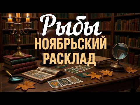 Видео: ♓ РЫБЫ - ТАРО Прогноз. НОЯБРЬ 2025. Работа. Деньги. Личная жизнь. Совет. Гадание на КАРТАХ ТАРО