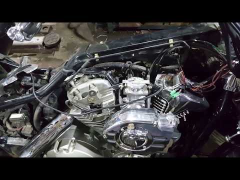 Видео: Убираем экологию Honda VTX 1300