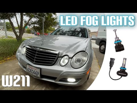 Видео: Светодиодные противотуманные фары W211 для модернизации