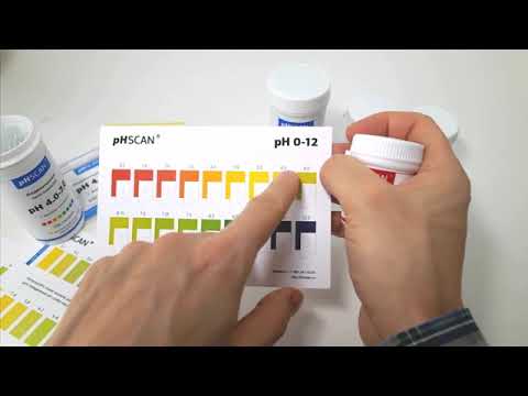 Видео: Индикаторная (лакмусовая) бумага pHSCAN. Как определить pH?