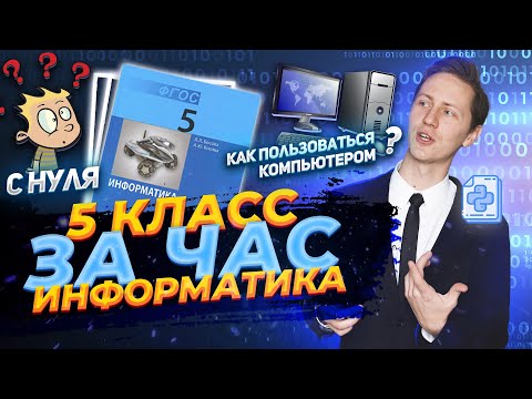 Видео: Информатика с нуля - все полезные факты. Как пользоваться компьютером? Разбор учебника Босова 5кл