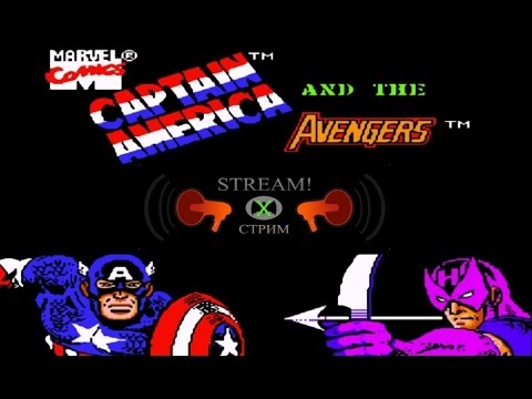 Видео: Captain America and the Avengers прохождение 100% | Игра на (Dendy, Nes, Famicom, 8 bit) 1991 cтрим