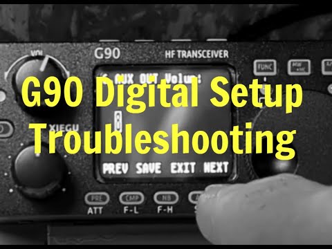 Видео: Устранение неполадок при настройке цифровых режимов Xiegu G90
