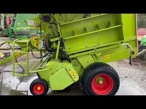 Видео: Пресс подборщик Claas Variant 180 N 3182 Шпагат Сетка Измельчитель