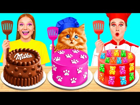 Видео: Кулинарный Челлендж: Я против Бабушки с Котиком | Битвы с Едой от Crazy DO