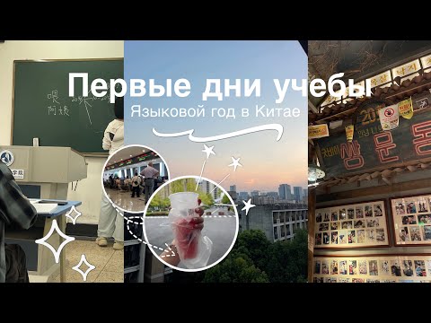 Видео: Первые дни учебы на языковом году в Китае//адаптация//получение внж//еда