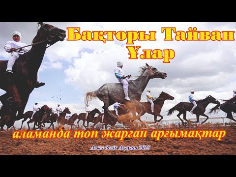 Видео: Бақторы, Тайван, Ұлар, Нүрсәт, Салпанқұлақ топ жарған тұлпарлар