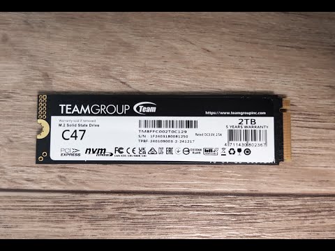 Видео: Обзор M2 NVMe SSD Teamgroup T-Create Classic C47, с ёмкостью 2ТБ