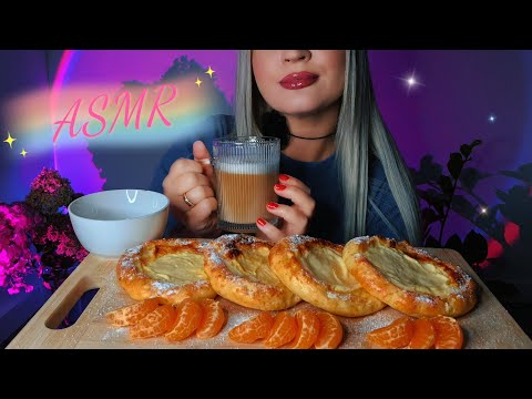 Видео: ASMR Cheesecake Buns ♡ АСМР Творожные Ватрушки 🍓🥨🍪