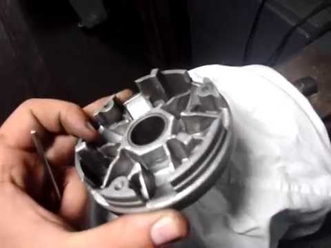 Видео: Honda, скутер не набирает максимальную скорость .Вариатор