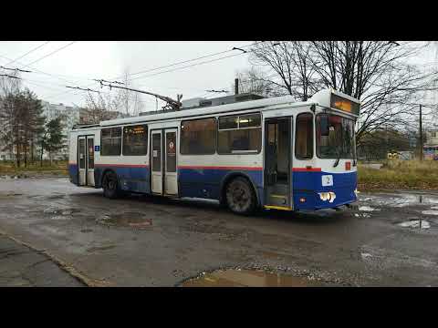 Видео: Обзор троллейбуса ЗиУ-682Г-016.02, бортовой номер 2, Ярославль.