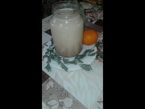 Видео: Варим  РУССКИЙ БЕЛЫЙ КВАС с мятой!!!!! Рецепт гущи и граммовка в описании!