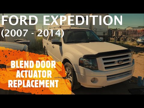 Видео: Ford Expedition - СНЯТИЕ/ЗАМЕНА ПРИВОДА ДВЕРИ КОМПРЕССОРА ТЕМПЕРАТУРЫ (2007–2014)