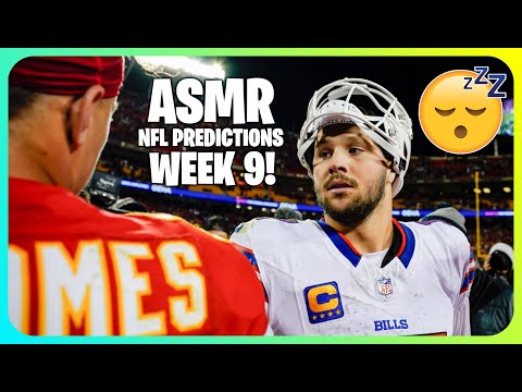 Видео: (ASMR) Прогнозы на 9-ю неделю НФЛ!