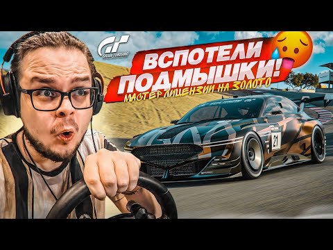 Видео: У МЕНЯ ВСПОТЕЛИ ПОДМЫШКИ! ЭТО ОЧЕНЬ СЛОЖНО! - МАСТЕР ЛИЦЕНЗИИ НА ЗОЛОТО В GRAN TURISMO 7 С РУЛЁМ! #4