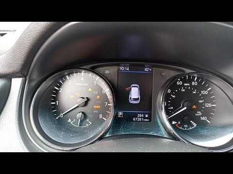 Видео: Как русифицировать панель приборов Нисан Рог(экстрейл) Nissan Rogue 2017 год. Мили в км.