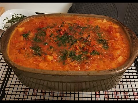 Видео: Борщ, как из русской печи!!! (Глиняная форма от Pampered Chef). Чесночные пампушки к борщу!!!