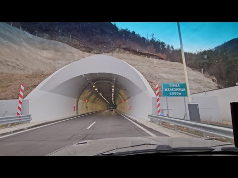 Видео: На следващият ден след откриването на най-дългият авто тунел в България - Longest tunnel in Bulgaria