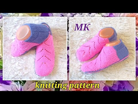 Видео: 😍 Бесшовные следки на двух спицах ‼️МК ➡️ Ч. 2 🤗