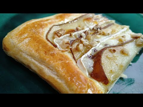 Видео: Тарт с  грушей и сыром Камамбер. Шедевр французской кухни! Быстрый рецепт.