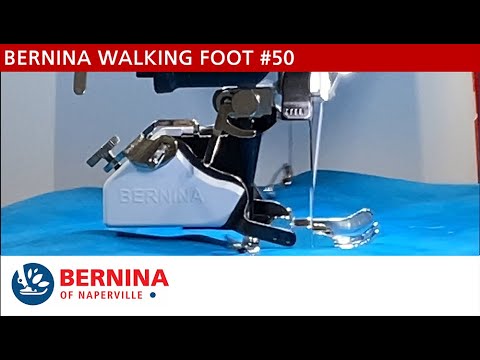 Видео: Шагающая лапка BERNINA