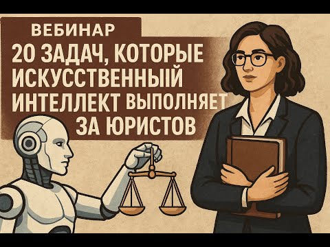Видео: 20 задач, которые искусственный интеллект выполняет за юристов