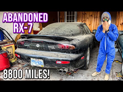 Видео: Первая мойка за 23 года: Barn Find FD RX-7 с пробегом 8800 оригинальных миль! | Реставрация
