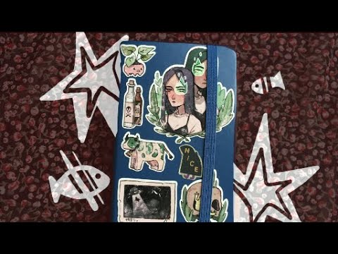 Видео: обзор скетчбука!  /аква