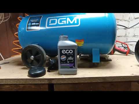 Видео: Обзор моего компрессора для гаража DGM AC-254 + набор пневмоинструмента (Eco AIW-742S)