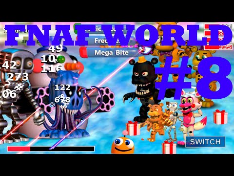 Видео: Путь к сове, прохождение Фнаф Ворлд часть 8