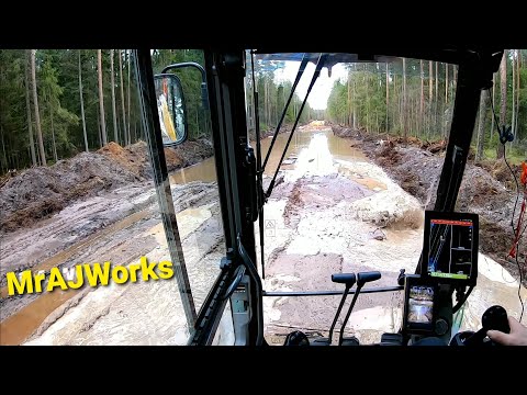 Видео: Водосточная канава к дорожной водной преграде: часть 1