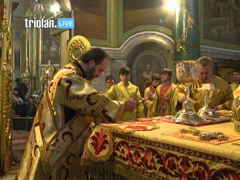 Видео: Triolan.Live - праздничное богослужение из Свято-благовещенского Собора (25.02.2014)