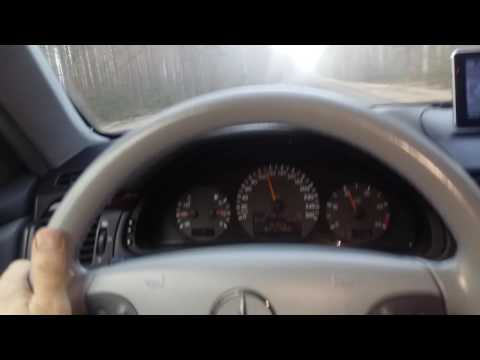 Видео: Mercedes Benz 3.2 CDI W210 Avantgarde.Все о расходе топлива.