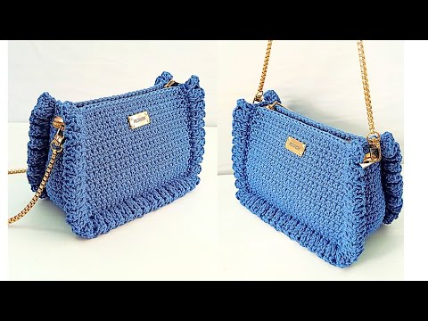 Видео: Самая красивая вязаная крючком сумка из макраме – простые шаги и элегантный вид