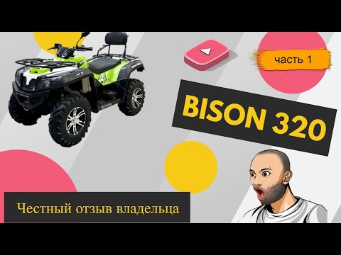 Видео: Первые впечатления Bison Explorer 320 , самый доступный квадроцикл на полном приводе с инжектором