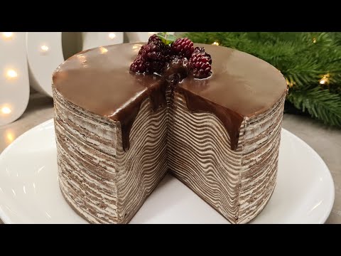 Видео: ШОКОЛАДНЫЙ БЛИННЫЙ ТОРТ с изумительным кремом | Chocolate Pancake Cake