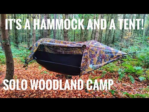 Видео: Одиночный лесной лагерь в палатке-гамаке Nightcat.