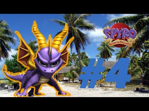 Видео: Прохождение Spyro: Enter the Dragonfly (HD, перевод) - #4 - Тропическое наслаждение