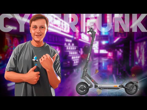 Видео: NAVEE Electric Scooter S40: САМОКАТ В СТИЛЕ TESLA CYBERTRUCK