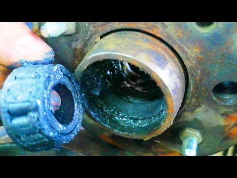 Видео: Гудит и скрежещет в переднем колесе. Замена разрушенного подшипника. ВАЗ 2102.