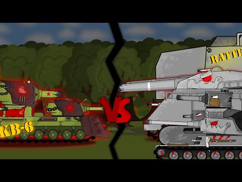 Видео: Все серии: КВ-6 против Стальных Монстров - мультики про танки