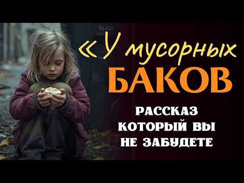 Видео: «У МУСОРНЫХ БАКОВ». Я плакала когда читала эту историю... Рассказ, который вы запомните. История.