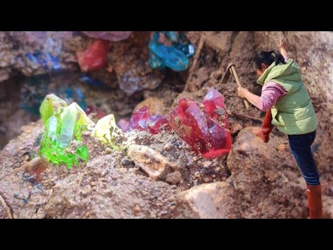 Видео: Тысячи лет назад, может быть, это каньон драгоценных камней. Древний способ добычи драгоценных камне