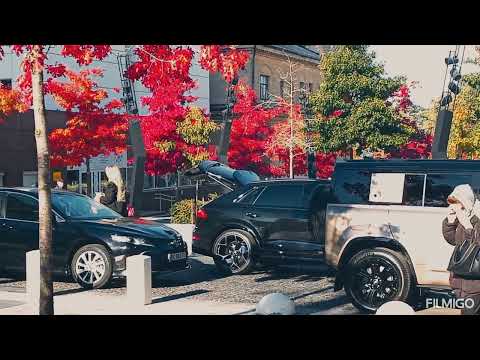 Видео: Солнечный октябрьский выходной. Прогулка по скверу на улице Шевченко, город Днепр 