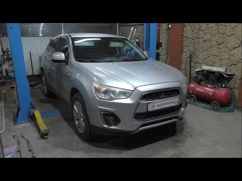 Видео: Переборка задних суппортов на Mitsubishi Outlander Sport 2,0 Мицубиси Аутлендер 2014 1часть
